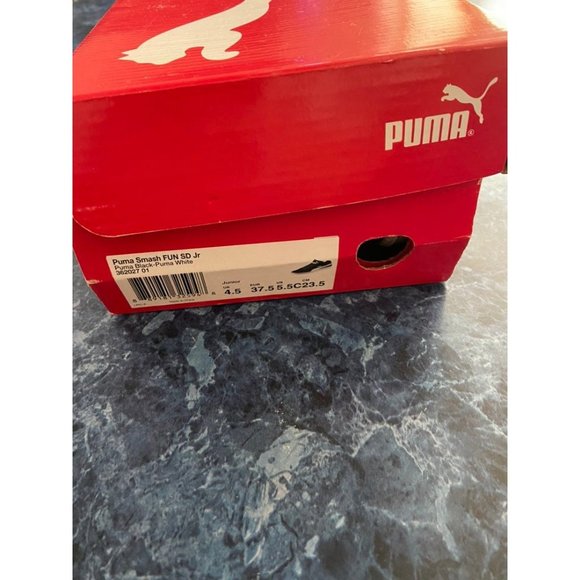 Puma Smash Fun Youth 5.5C Black Sneakers Size 5.5C. - Picture 7 of 8